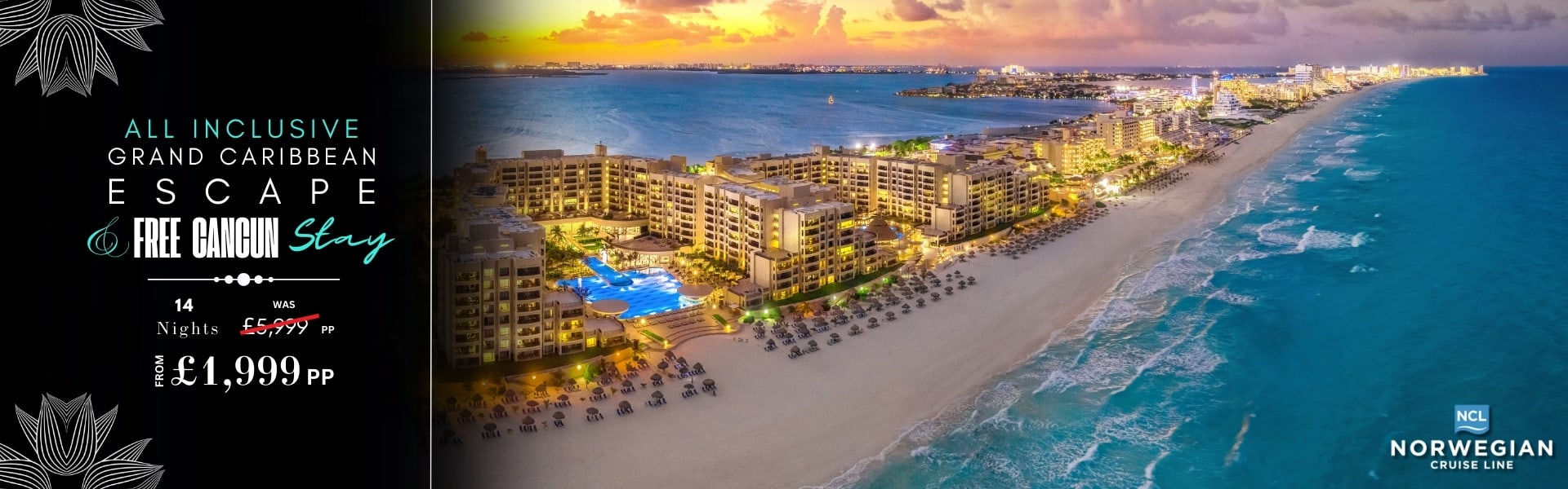 All Inclusive Grand Caribbean Escape & FREE Cancun Stay