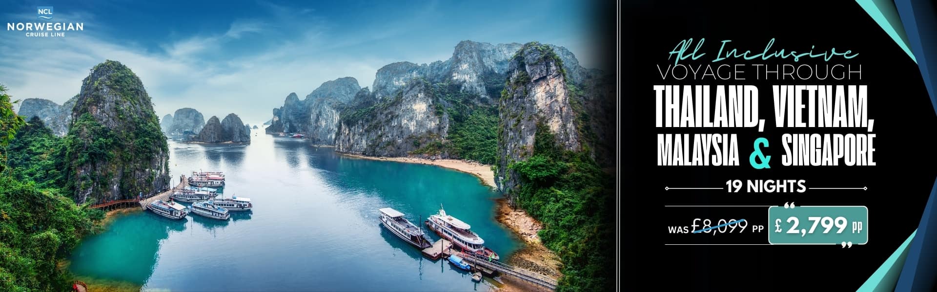All Inclusive Voyage Through Thailand, Vietnam, Malaysia, and Singapore