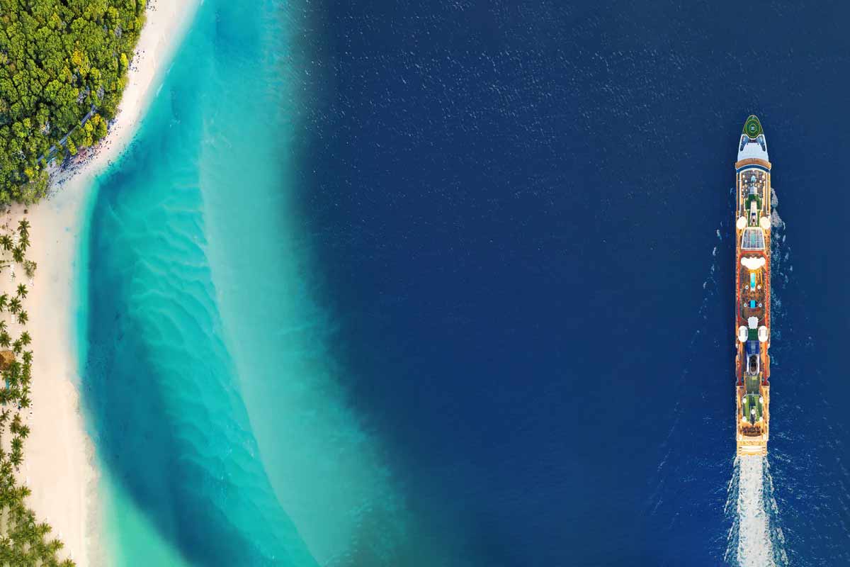 Celebrity ships at sea in Asia