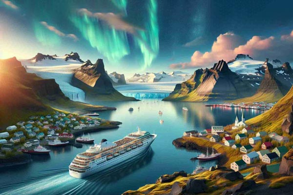 Northern Lights in Greenland and Iceland