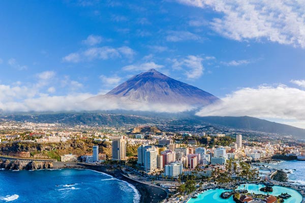 Tenerife aerial view